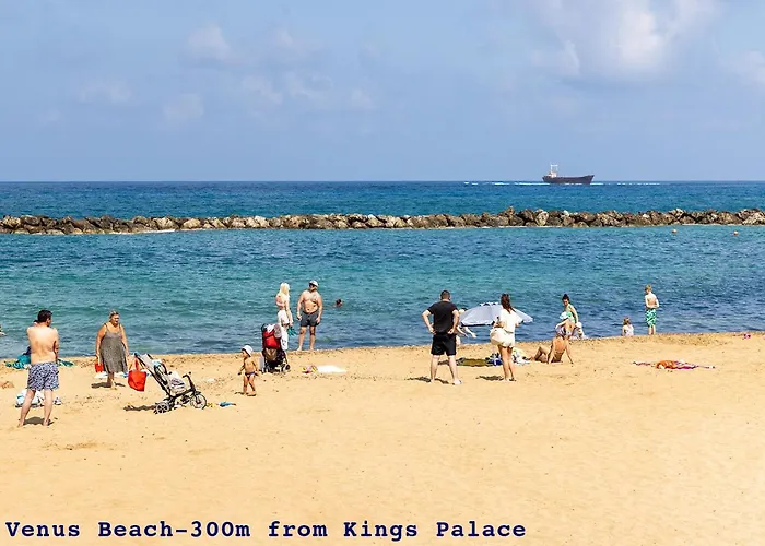 105 Kings Palace - Fabulous 2 Bed, 2 Bath, Large Patio With Garden - Sea Views * Paphos