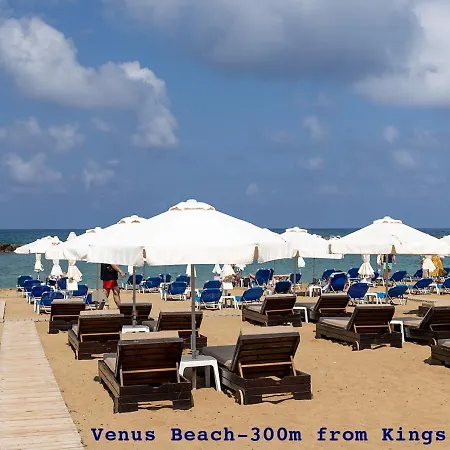 105 Kings Palace - Fabulous 2 Bed, 2 Bath, Large Patio With Garden - Sea Views Paphos